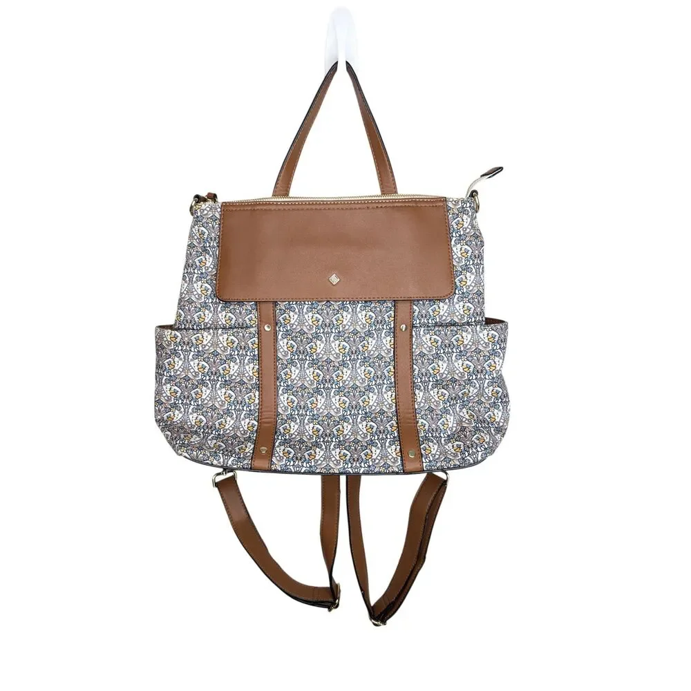 Antonio Melani Backpack Purse Shoulder Crossbody Handbag 4 Bags In 1 Butterfly